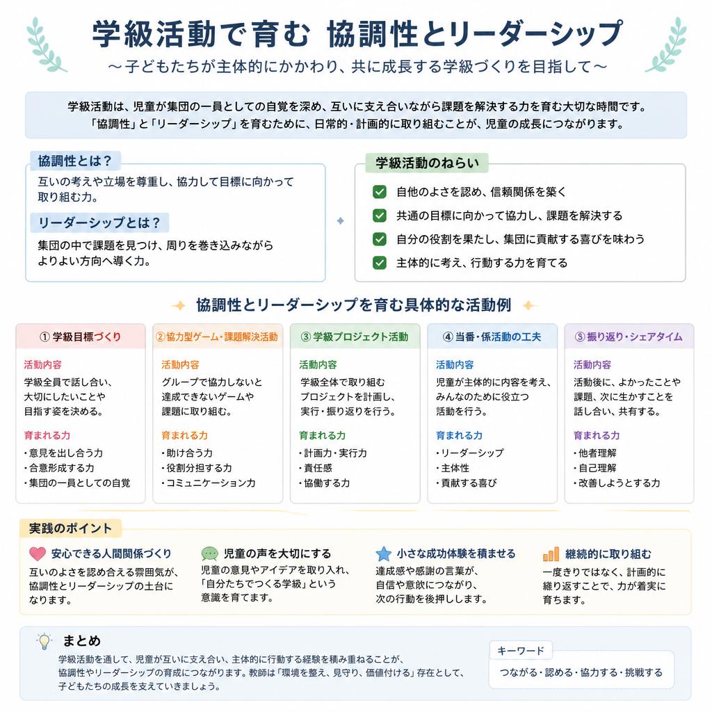 2. 学級活動の重要性