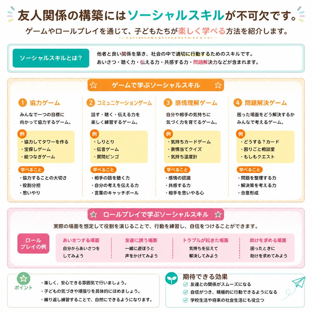 3. ソーシャルスキルを育てるポイント