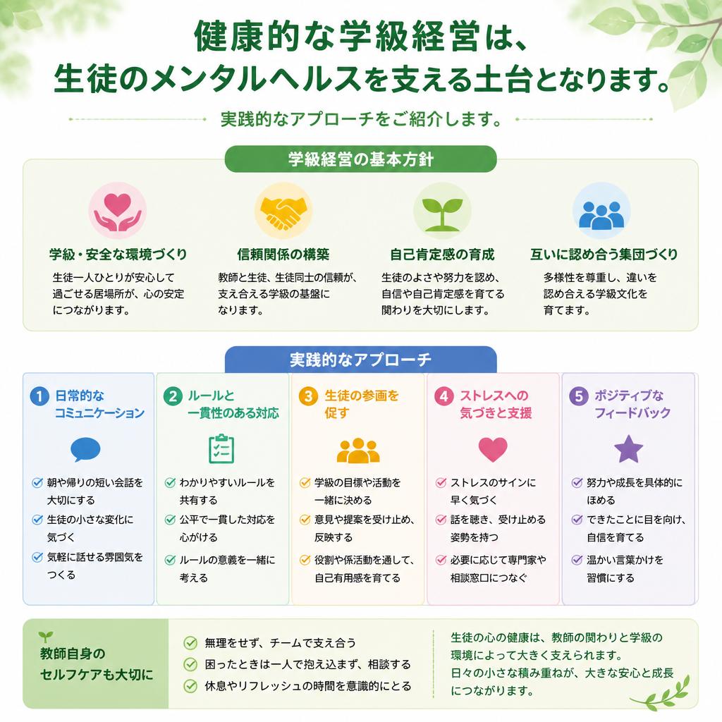 学級経営とメンタルヘルス