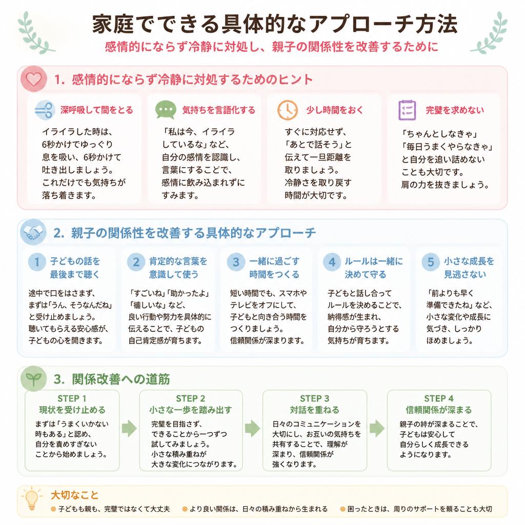 保護者の役割と具体的な対応法