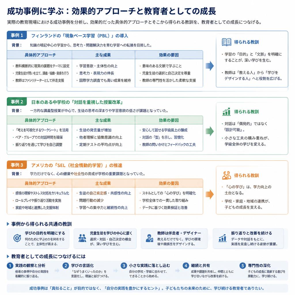 成功事例に学ぶ価値あるアプローチ