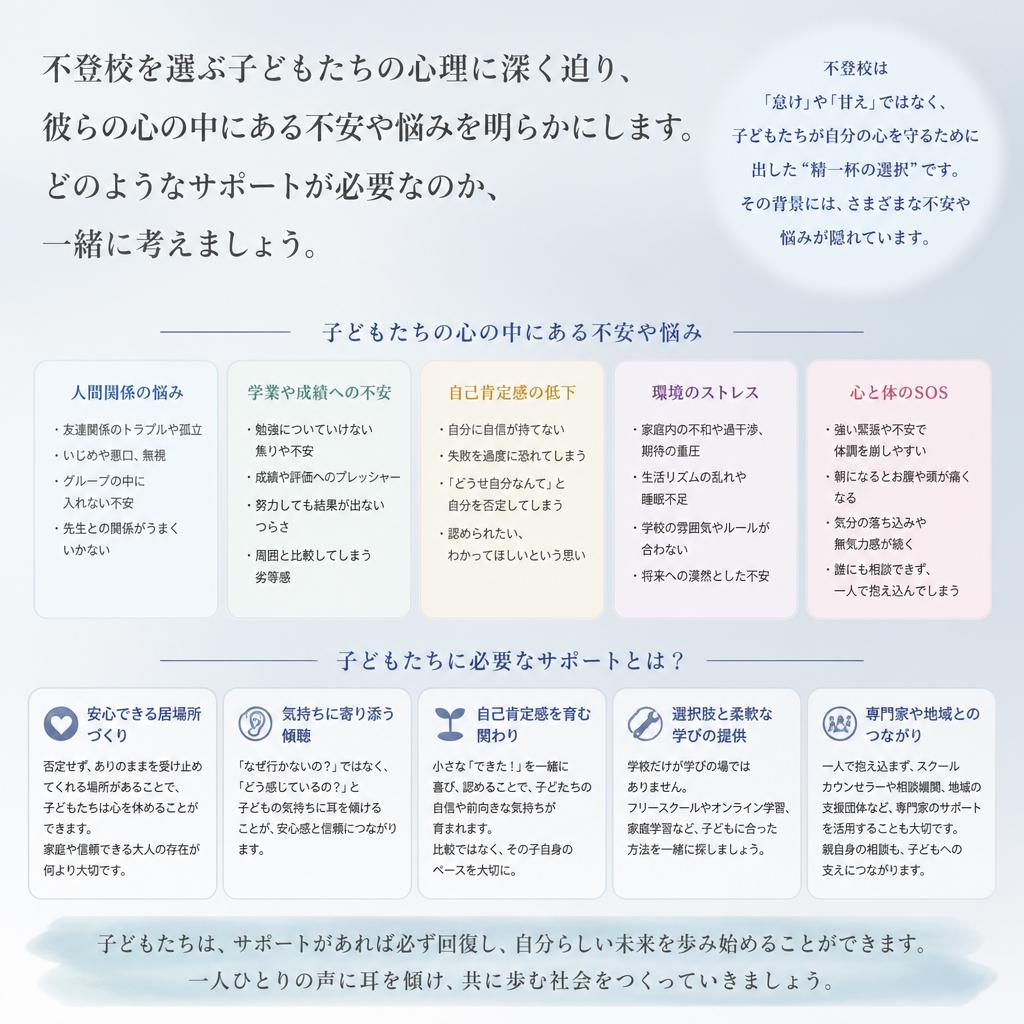 不登校の心の声
