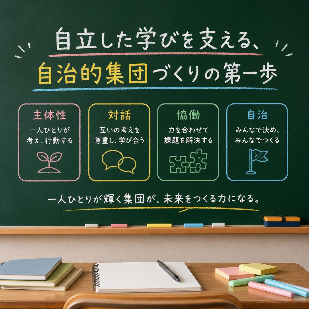 自立した学びを支える、自治的集団づくりの第一歩