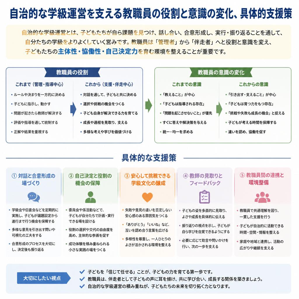 教職員の役割と意識改革