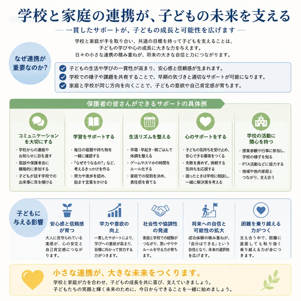 学校と家庭の協力体制