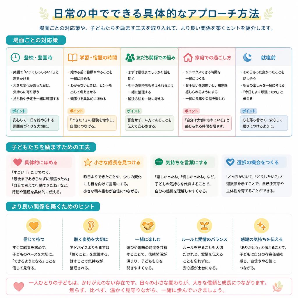 実践!日常の中でできるアプローチ
