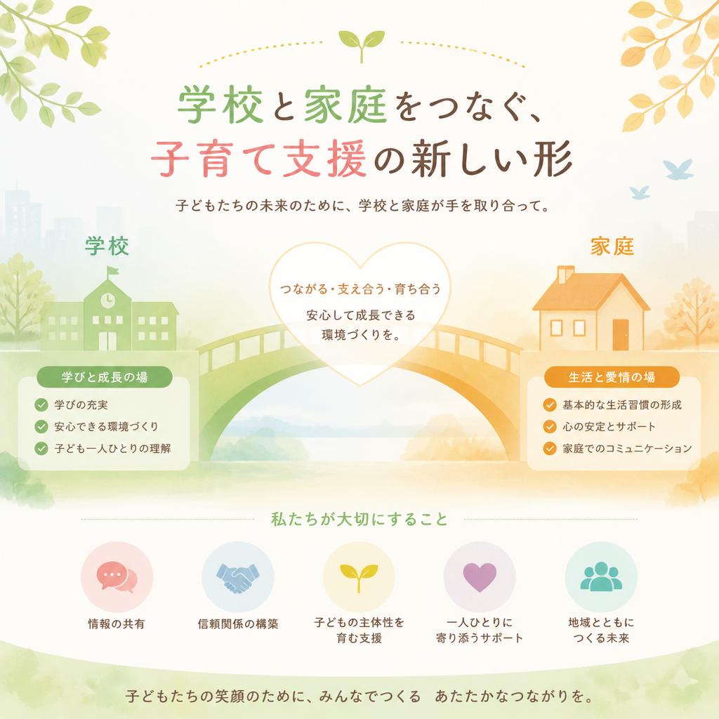 学校と家庭をつなぐ、子育て支援の新しい形