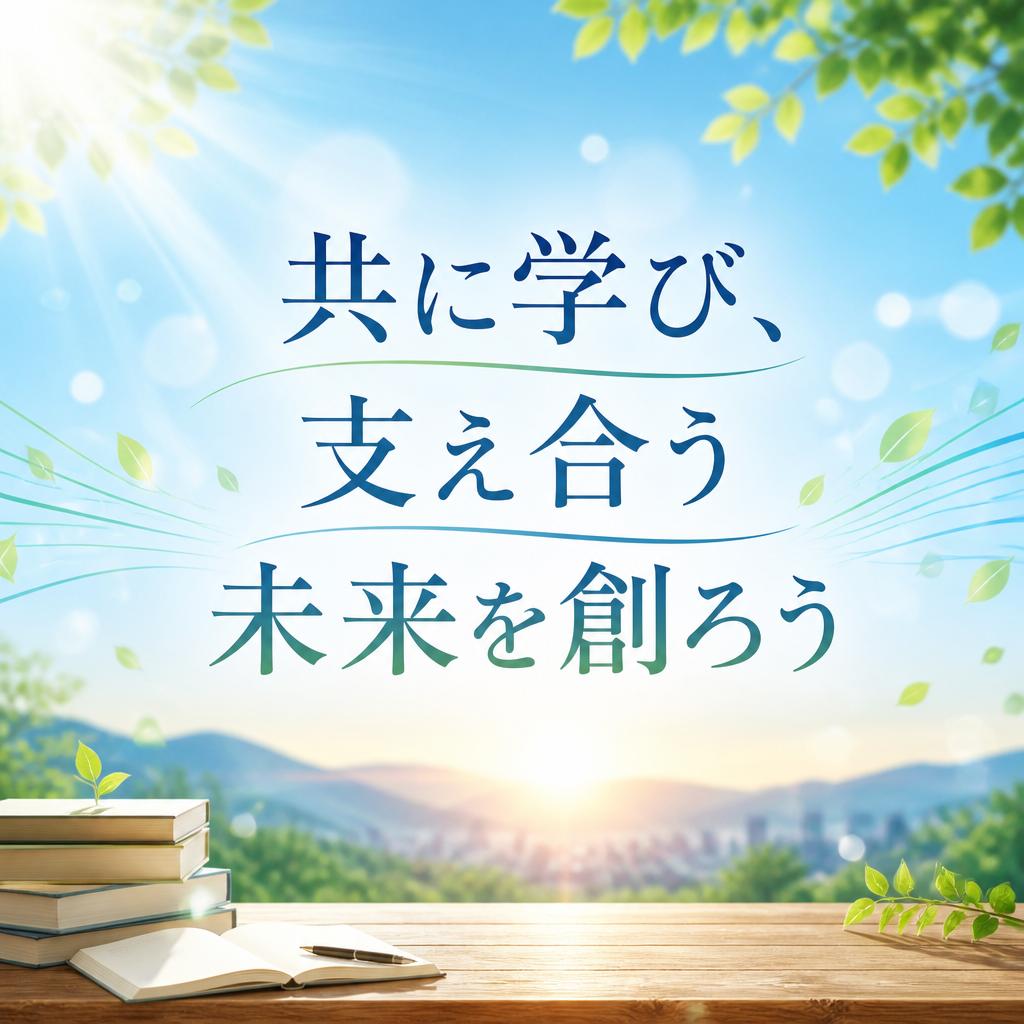 共に学び、支え合う未来を創ろう