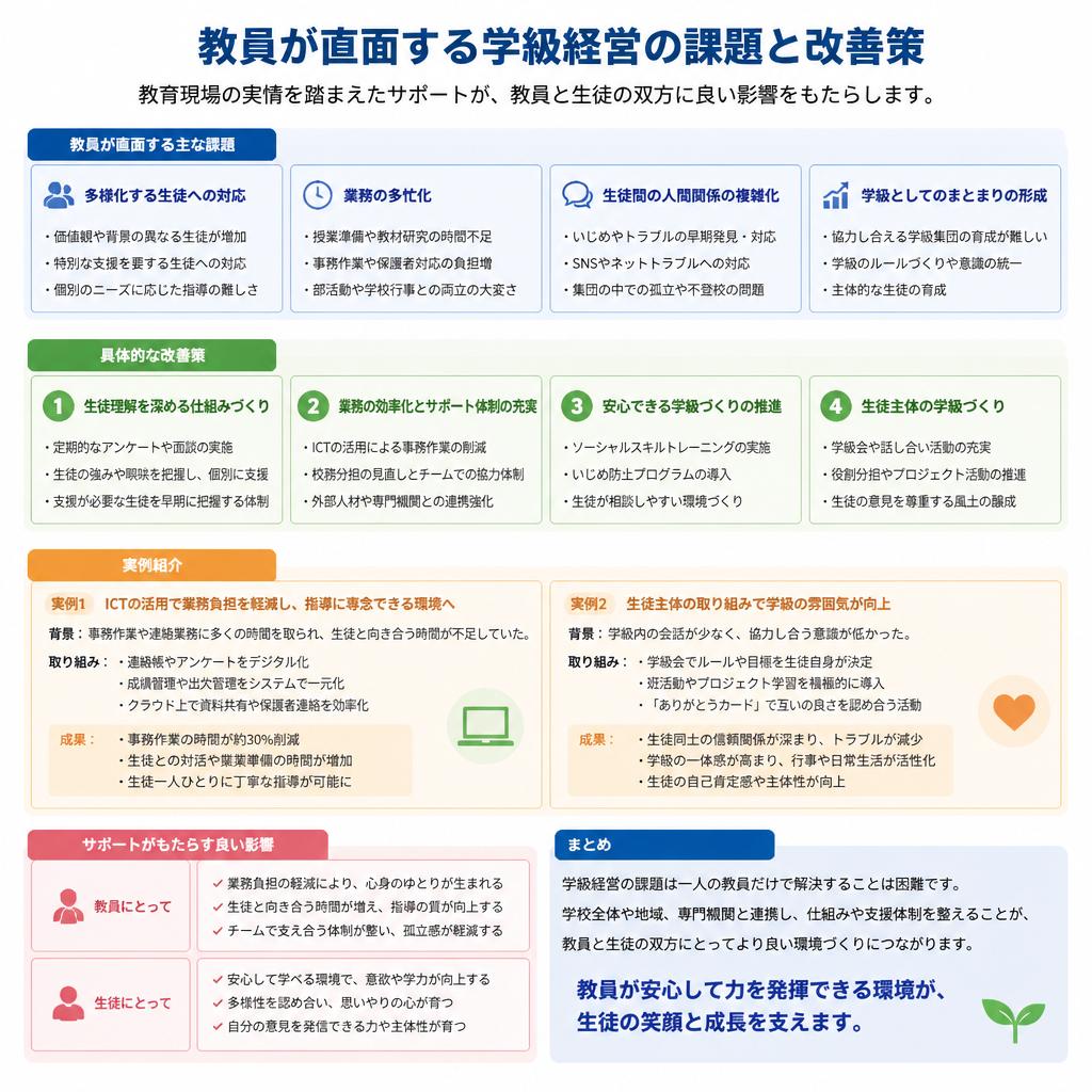 学級経営の成功に向けて