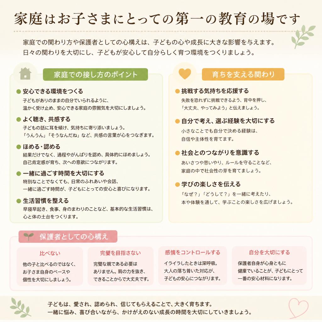 家庭教育の役割とその重要性