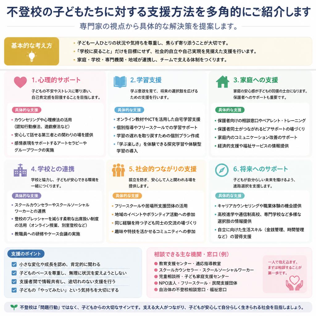 不登校支援の新しいアプローチ