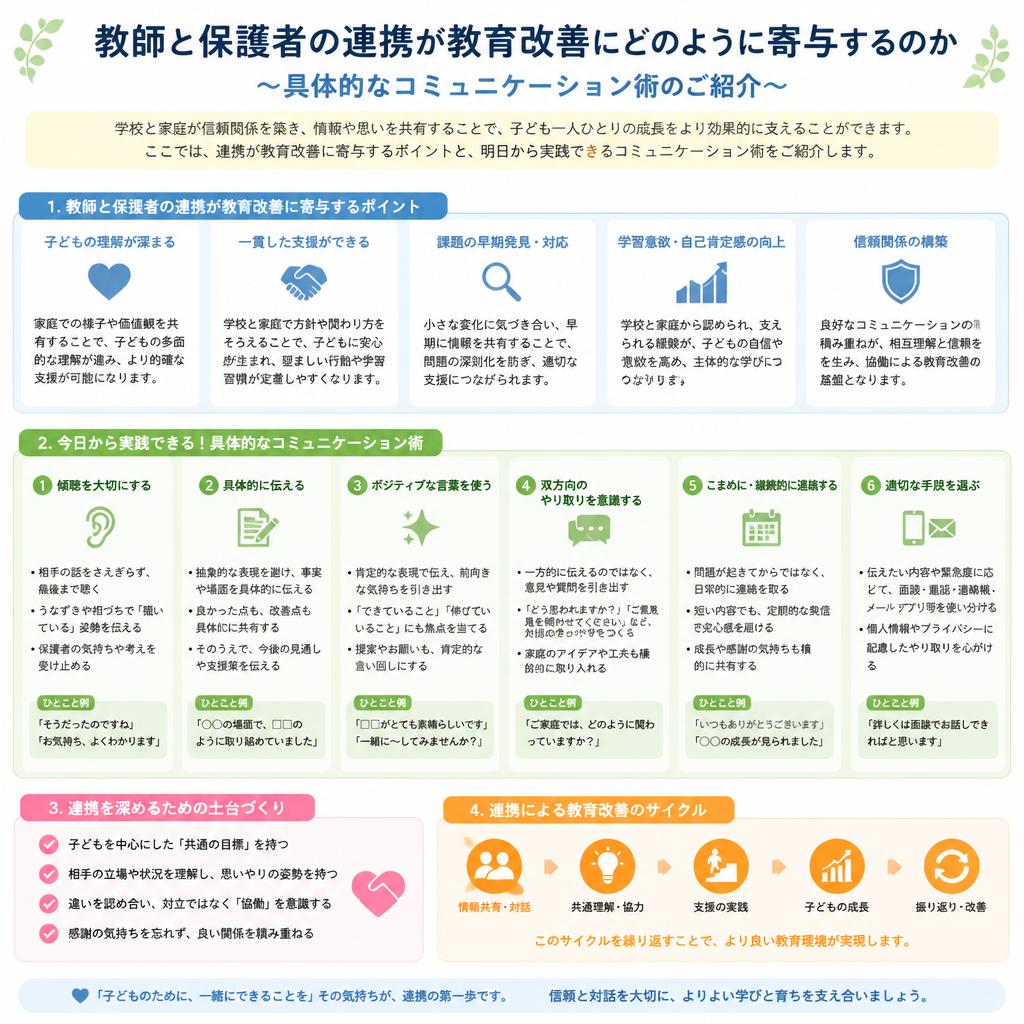 教育改善の鍵はコミュニケーション