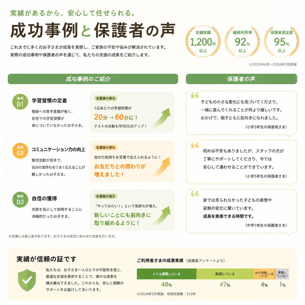 成功事例と実績の紹介