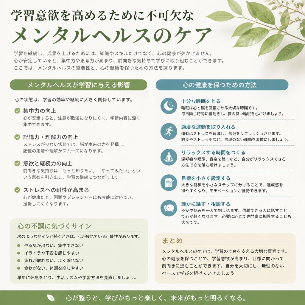 2. メンタルヘルスの重要性