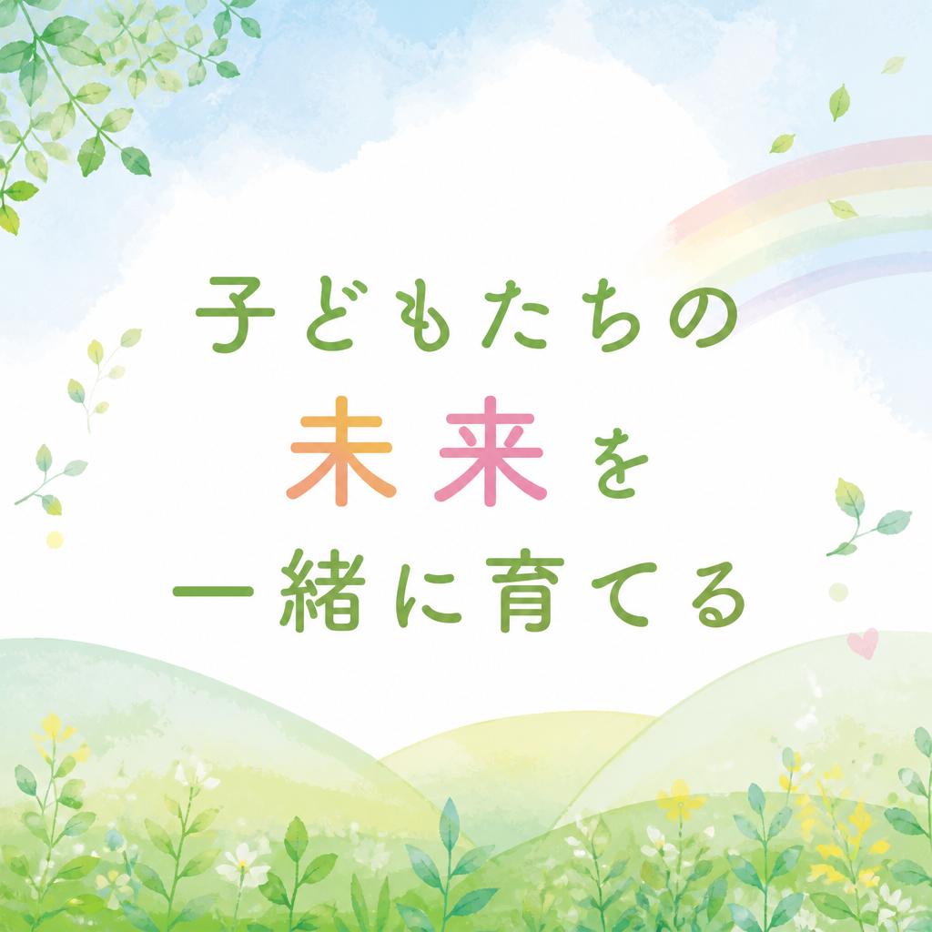子どもたちの未来を一緒に育てる