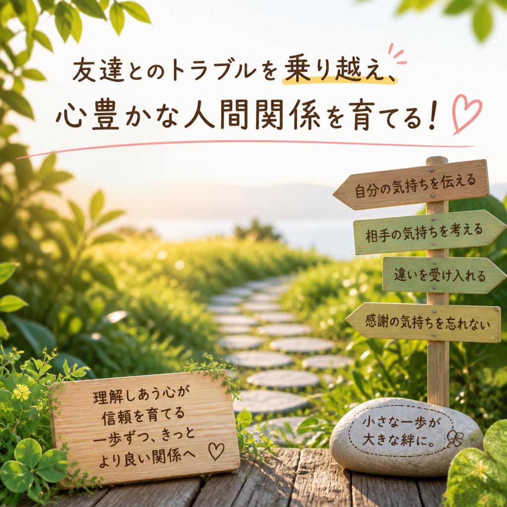 友達とのトラブルを乗り越え、心豊かな人間関係を育てる！