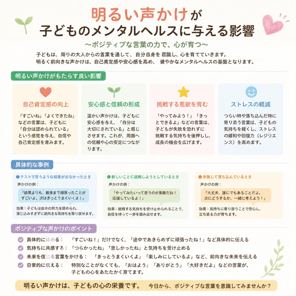 ポジティブな声かけの効果