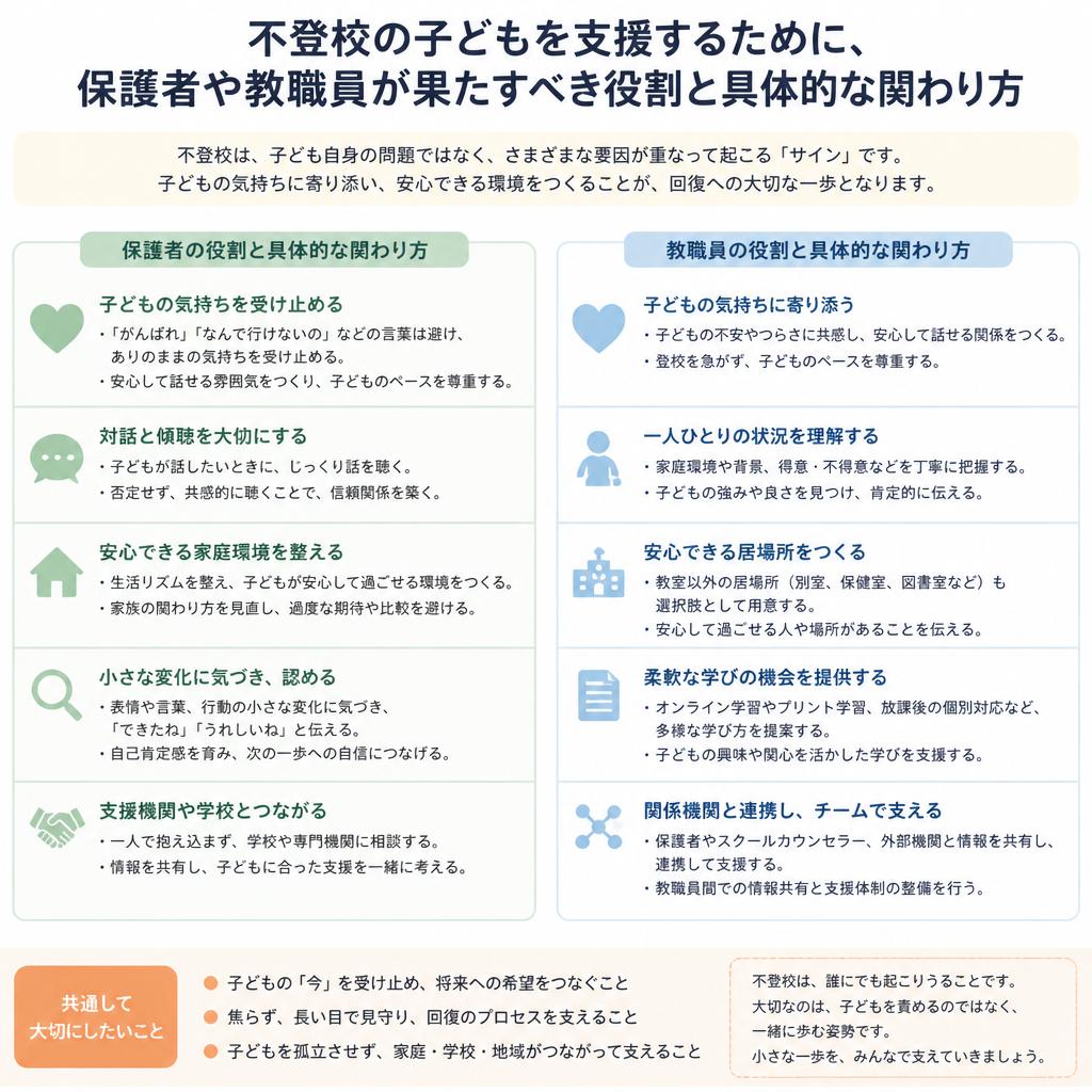 保護者・教職員の役割