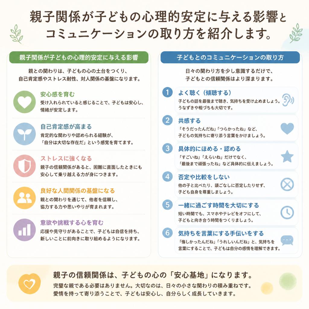 親子関係の重要性