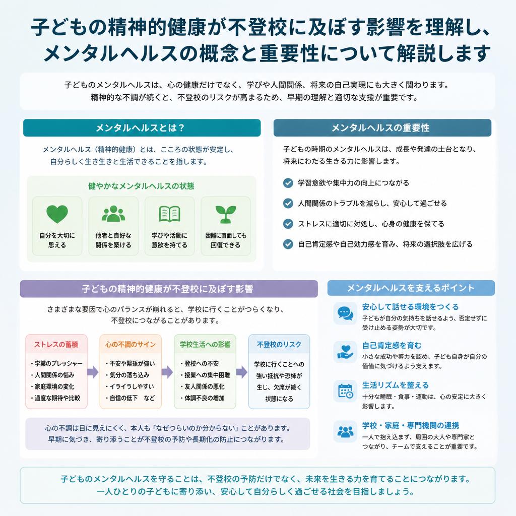 子どものメンタルヘルスとは？