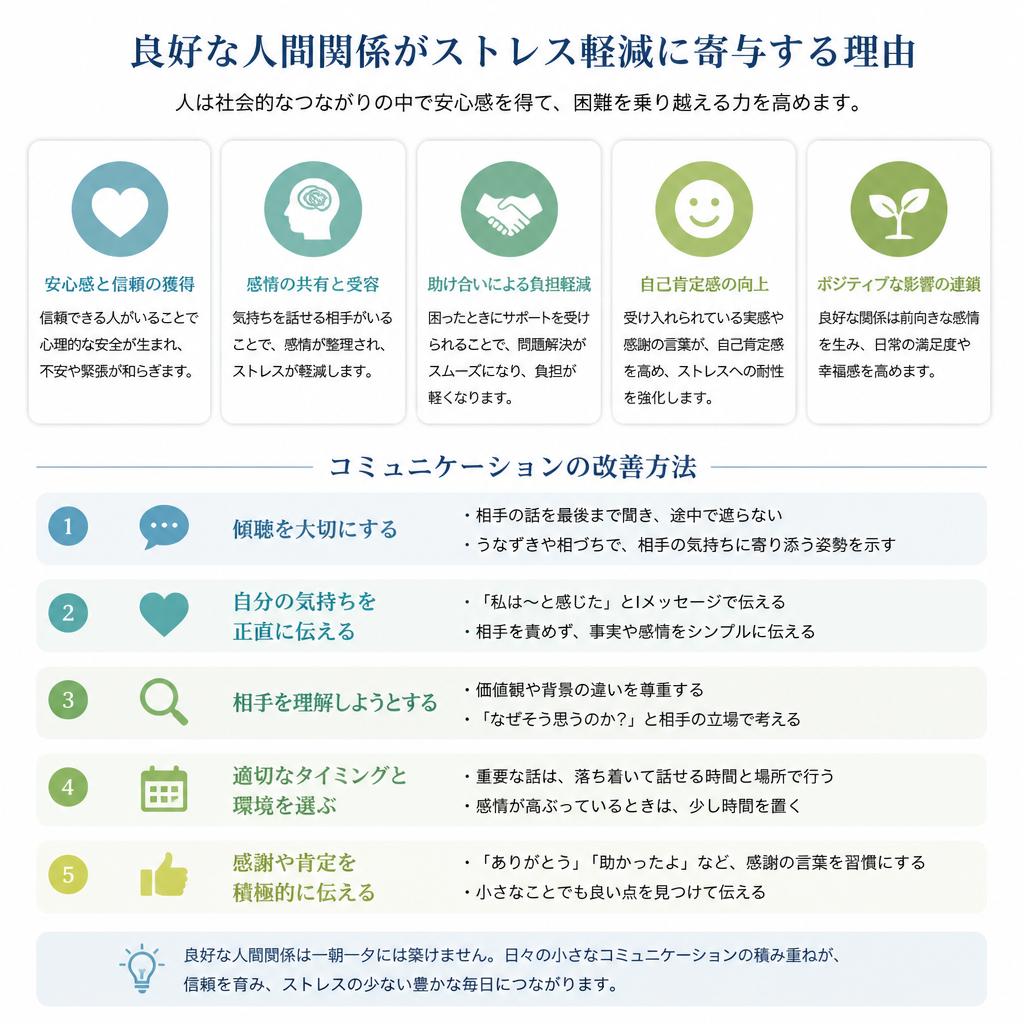 人間関係の改善が職場環境を変える