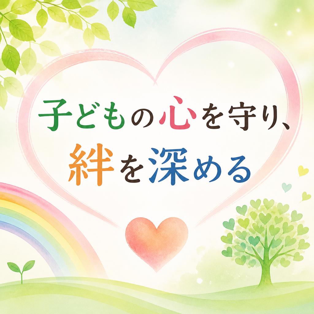 子どもの心を守り、絆を深める