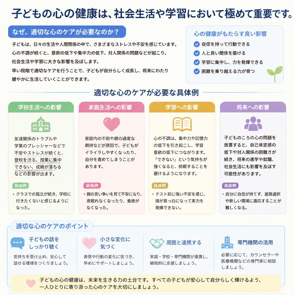 2. 心のケアの重要性