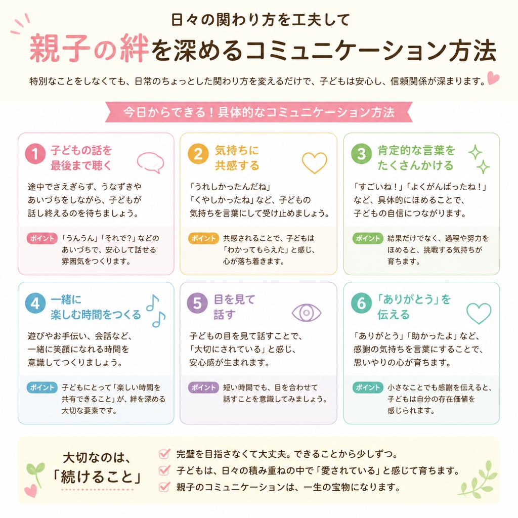 効果的な親子コミュニケーション