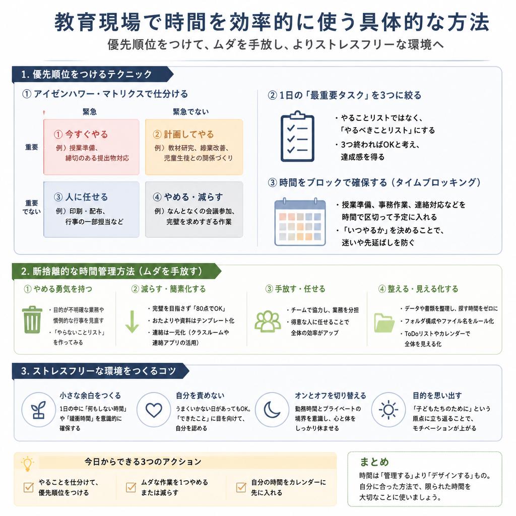 メンタルヘルスを保つためのタイムマネジメント術