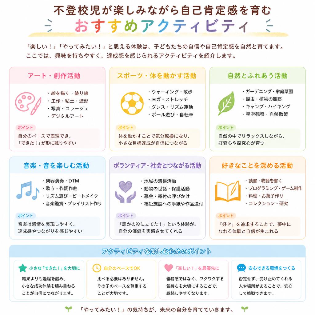 2. 夏休みに取り組むべきアクティビティ