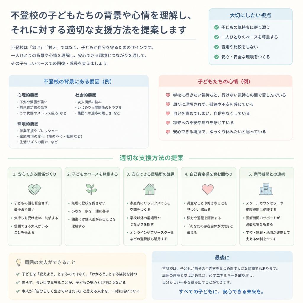 5. 不登校に関する理解の深化