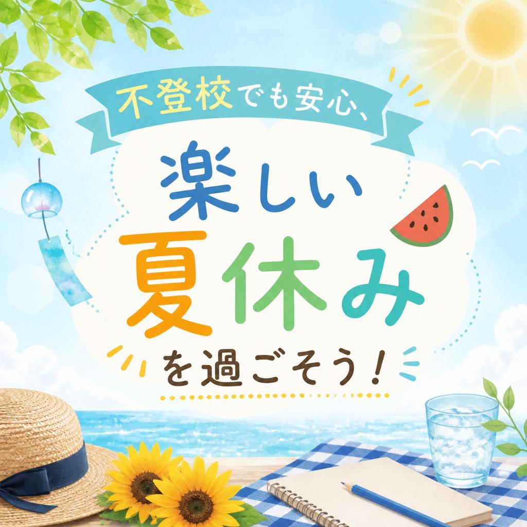 不登校でも安心、楽しい夏休みを過ごそう！