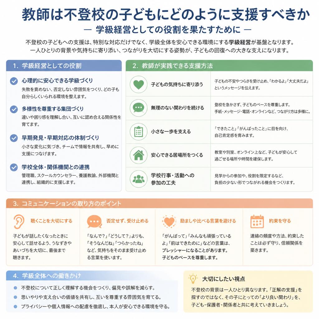教師の役割と学級経営