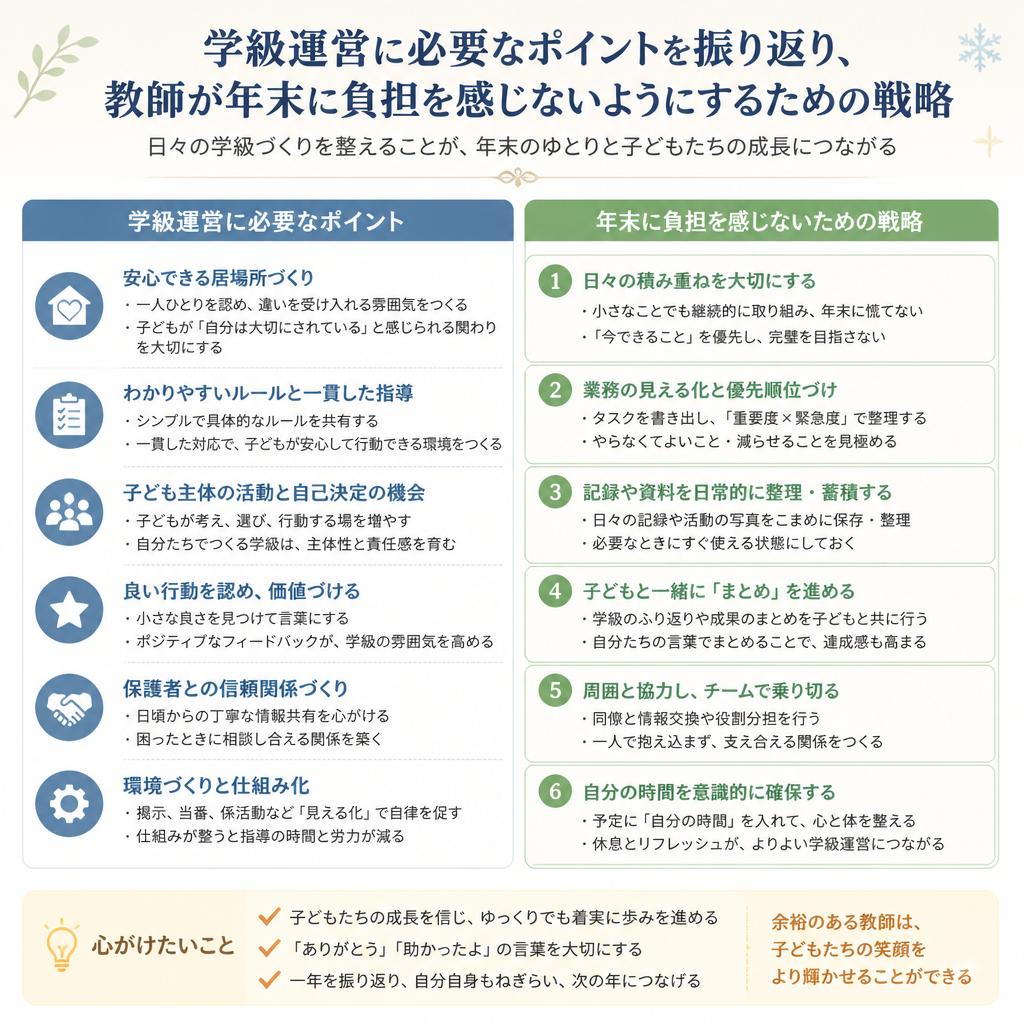 2. 学級運営のストレスを軽減する方法