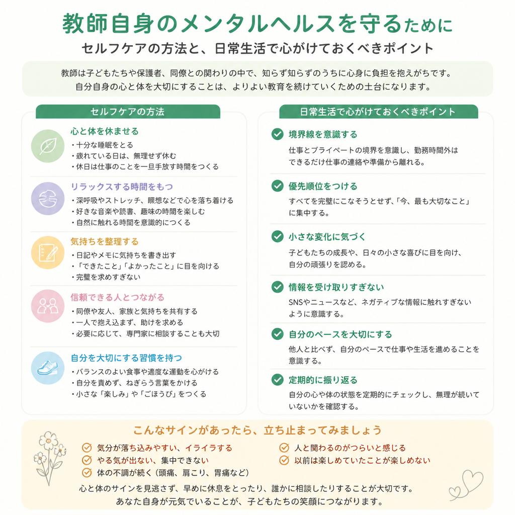 3. 教師のメンタルヘルスケア