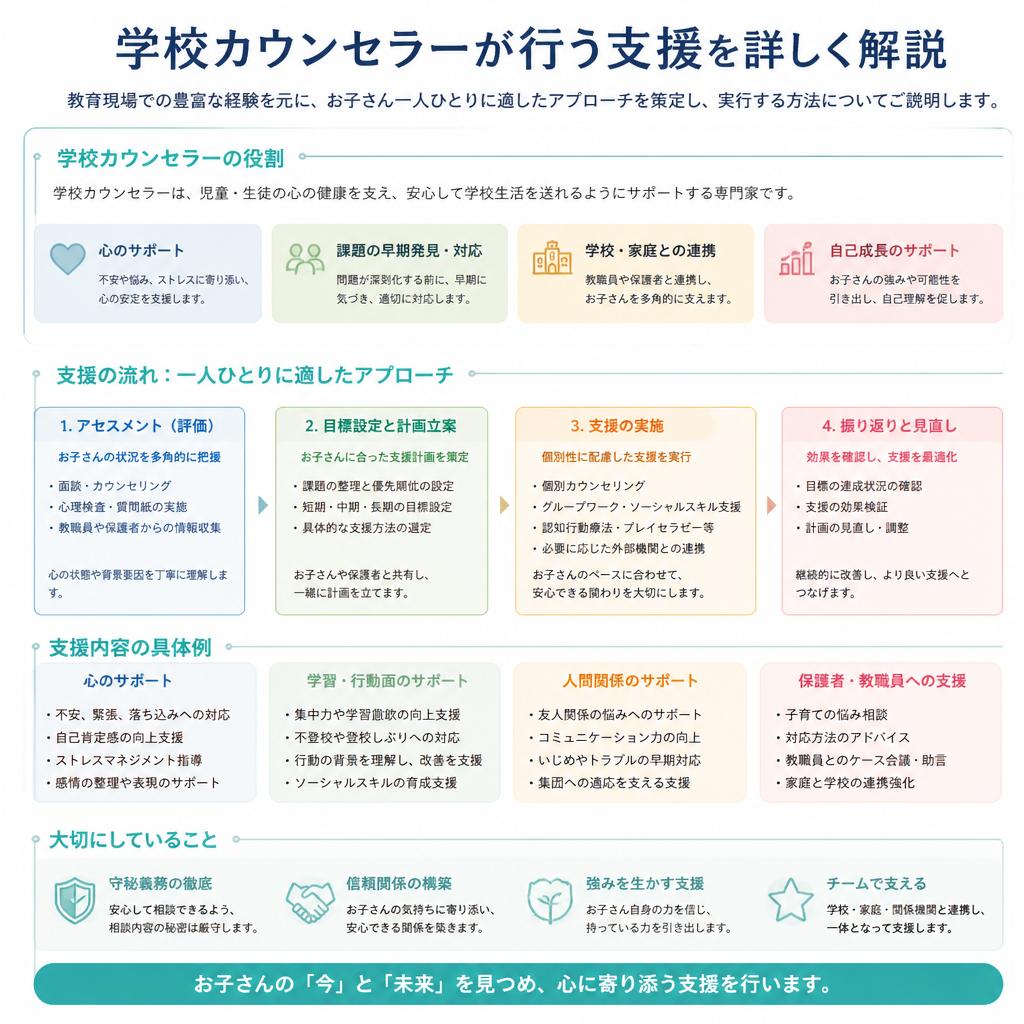 専門家による具体的な支援策