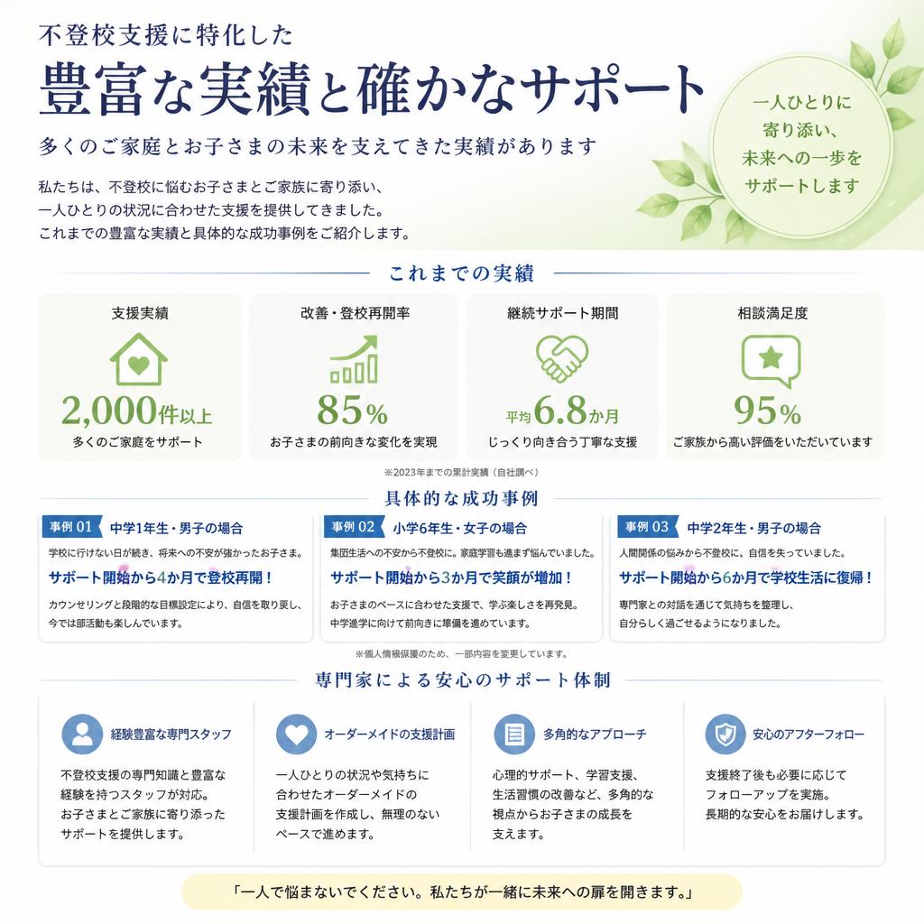 実績と信頼の証