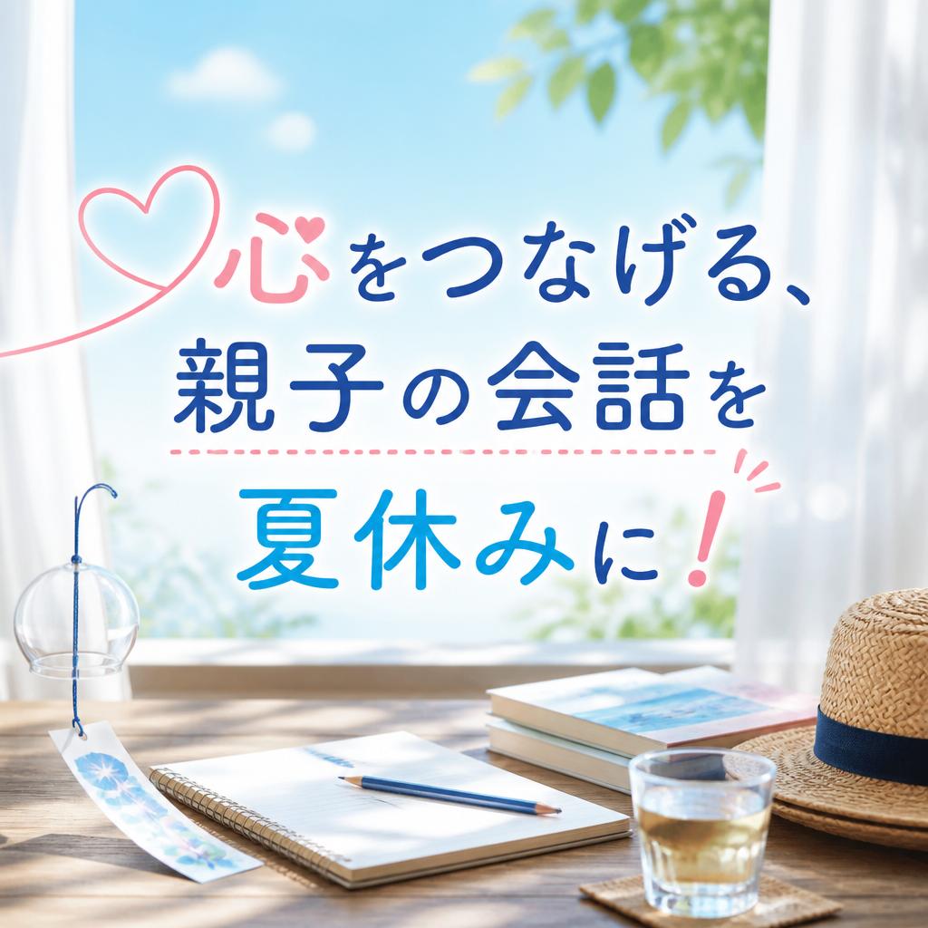 心をつなげる、親子の会話を夏休みに！