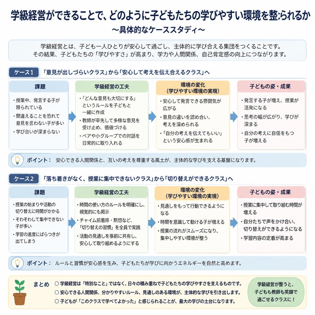効果的な学級経営のノウハウ