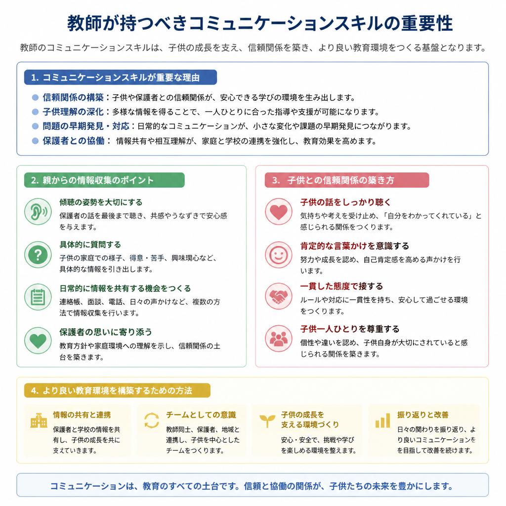 教師としてのコミュニケーションスキル