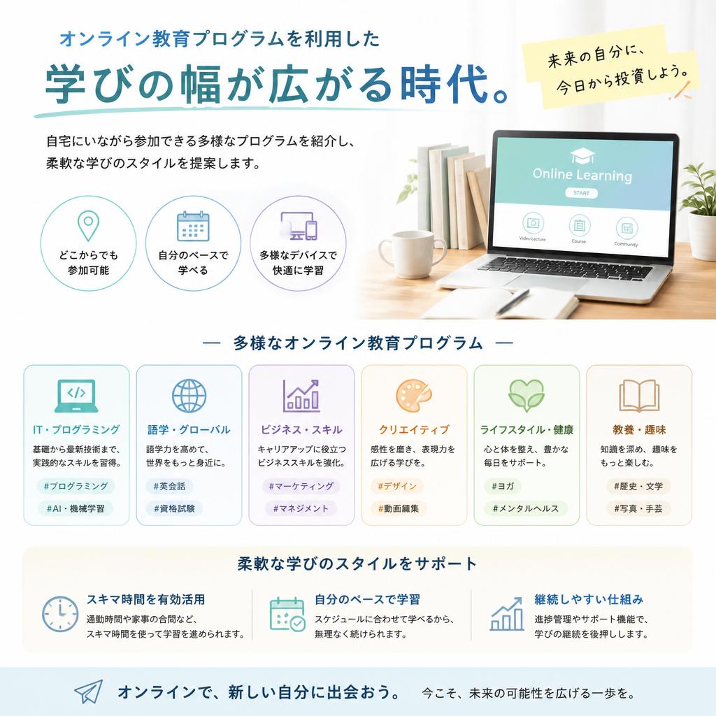 3. オンライン教育プログラムの活用法