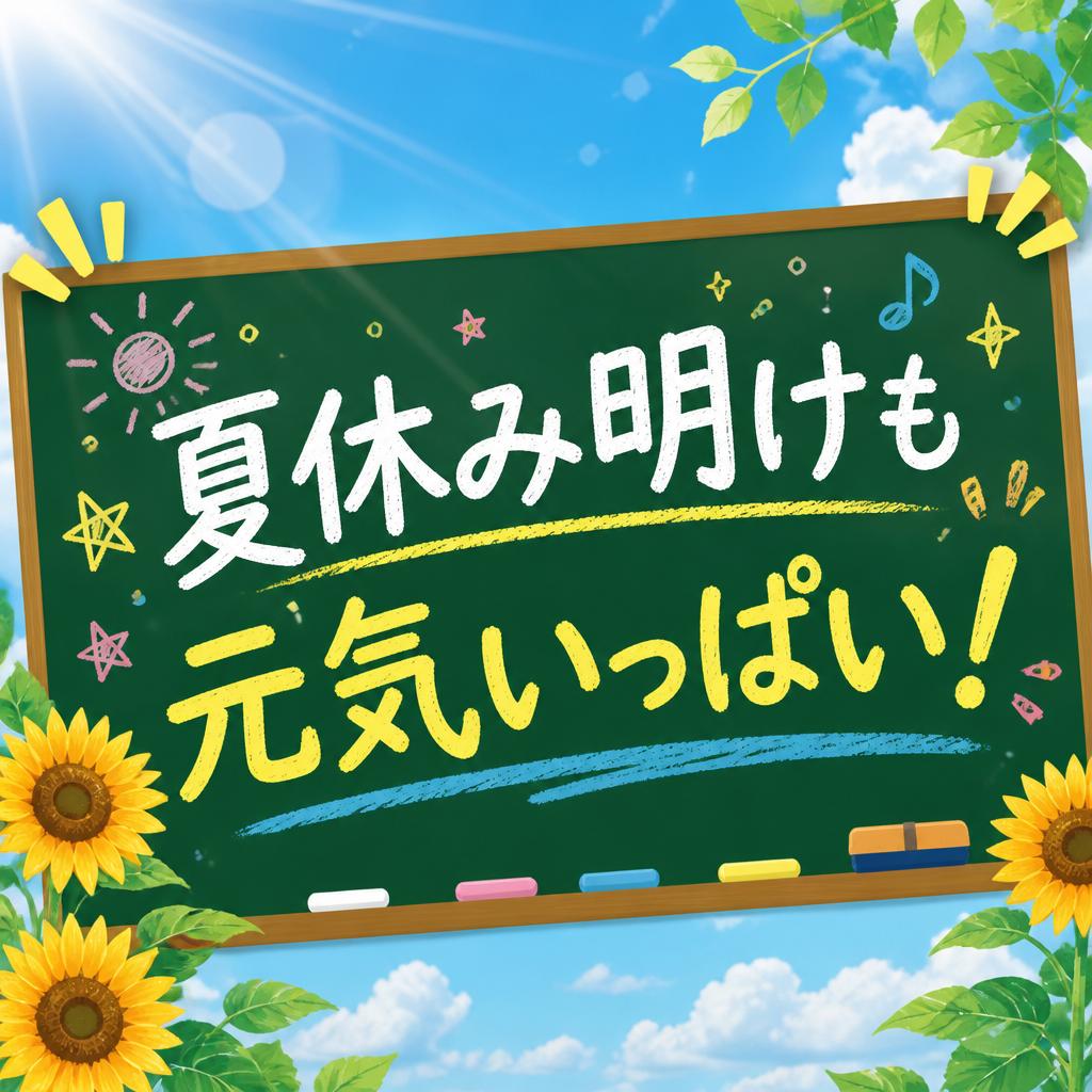 夏休み明けも元気いっぱい！