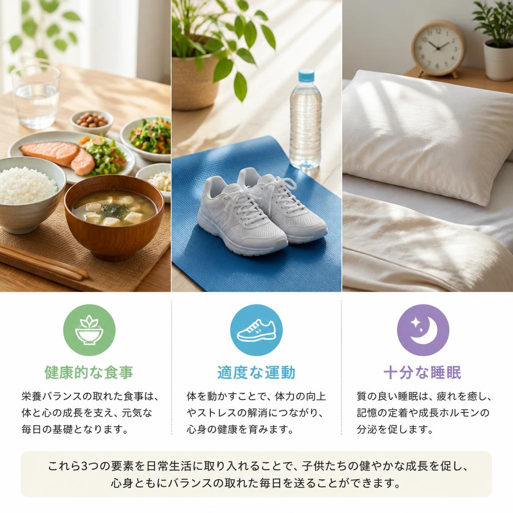 2. 子供の健康的な生活習慣の基本