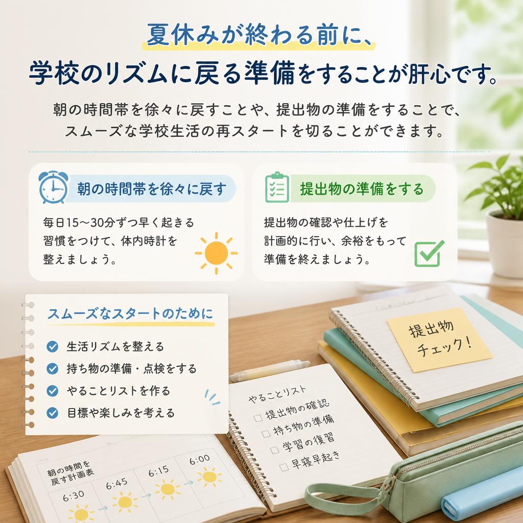 4. 学校再開への準備を整えよう