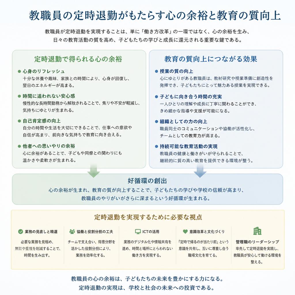 2. 定時退勤の重要性