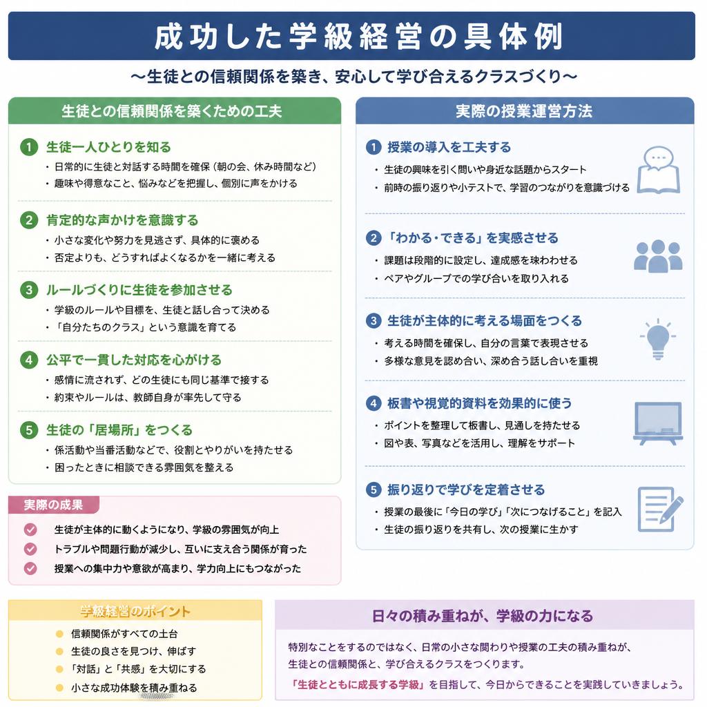 メリハリのある学級経営の実践例