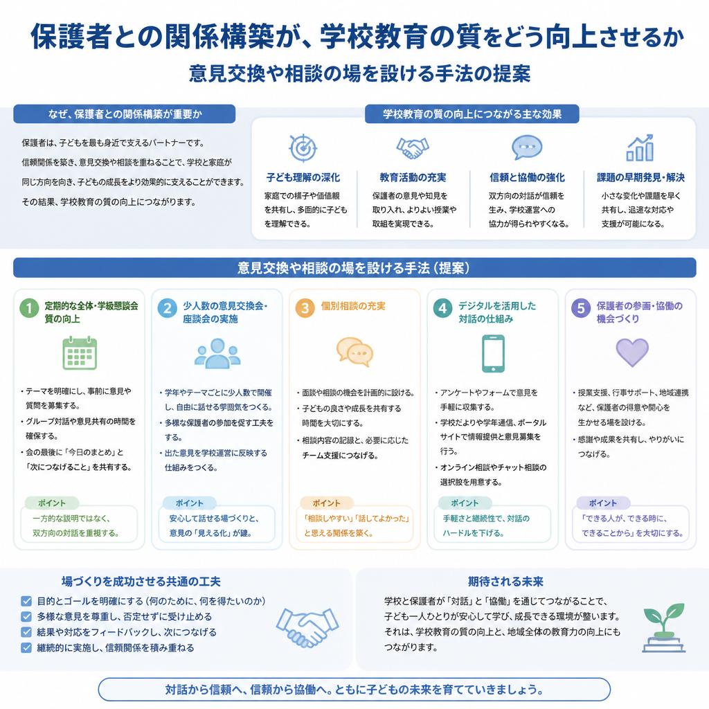 親との連携の重要性