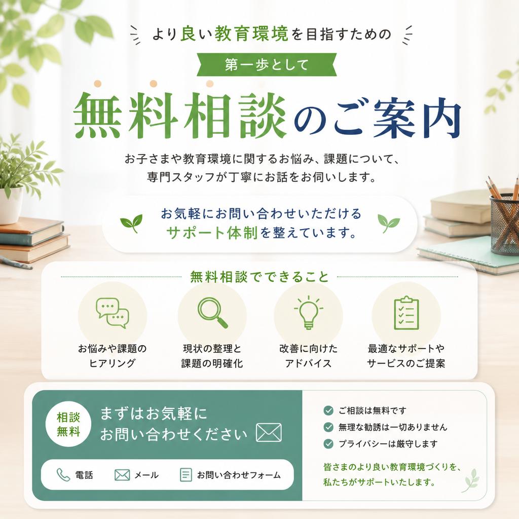 まずは無料相談から