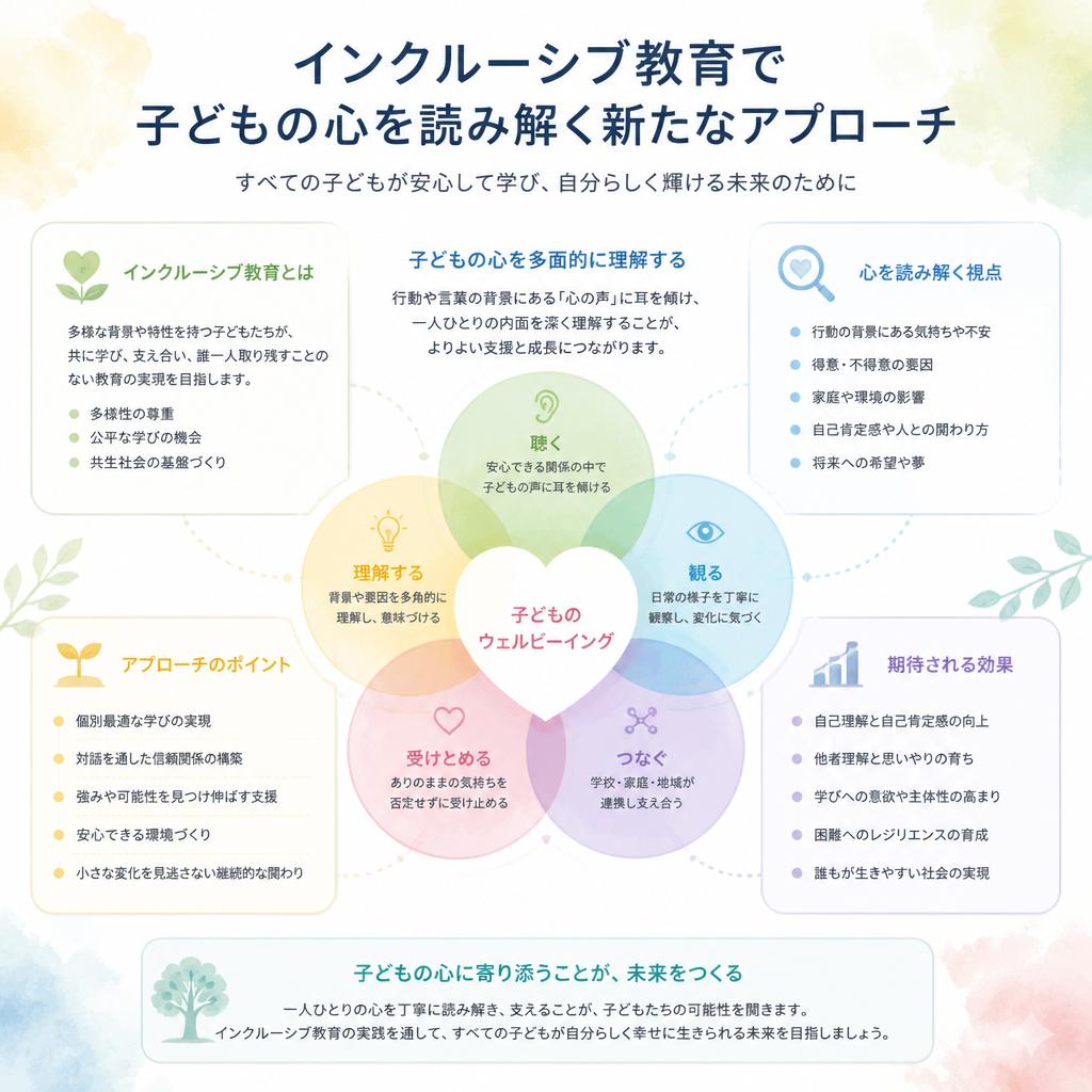 インクルーシブ教育で子どもの心を読み解く新たなアプローチ