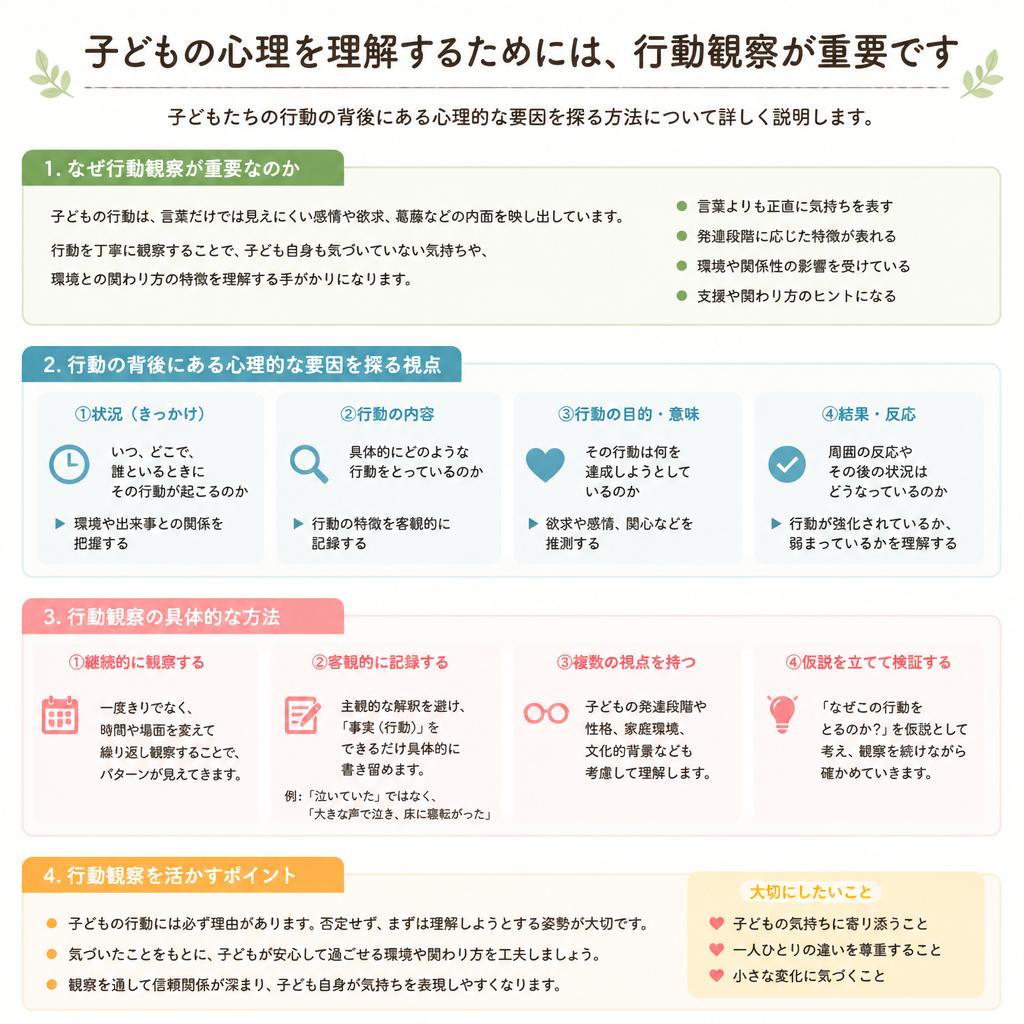 子どもの心理の理解